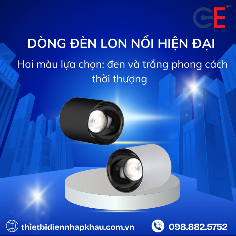 Đèn lon nổi led Philips CL4_IP65 GE Electrics hiện đại 