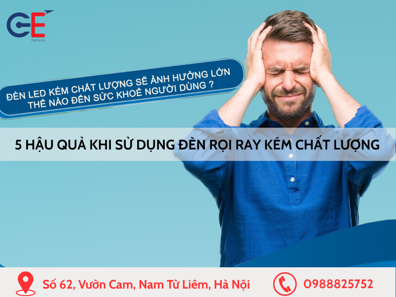 5 hậu quả khi sử dụng đèn rọi ray kém chất lượng