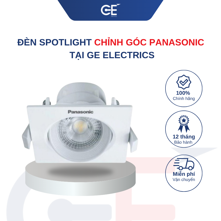 5 ưu điểm của đèn spotlight chỉnh góc Panasonic