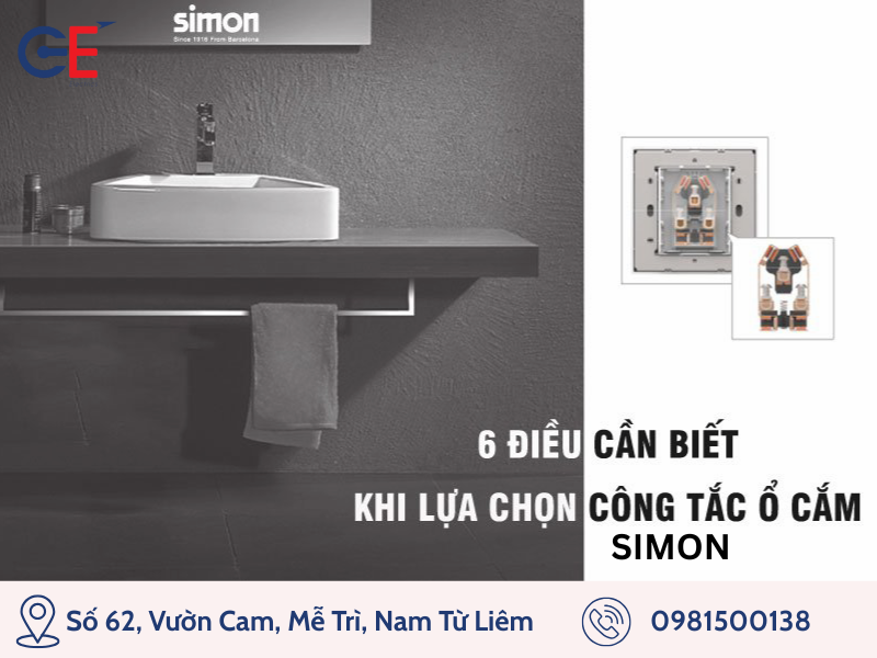 6 điều cần biết về công tắc ổ cắm Simon