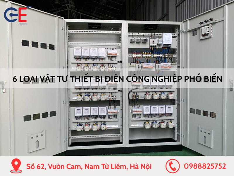 6 loại vật tư thiết bị điện công nghiệp phổ biến