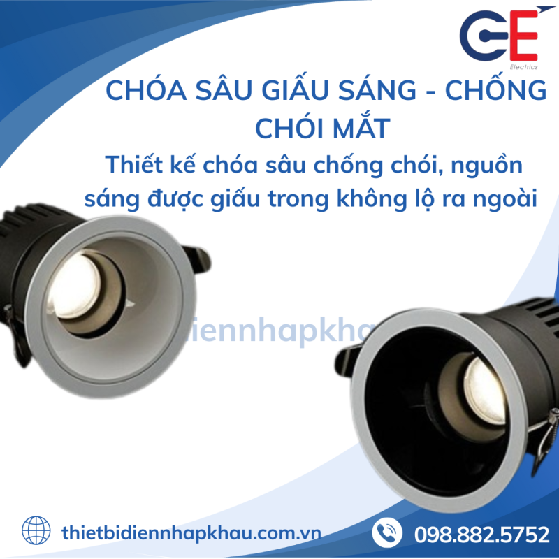 Đèn spotlight chiếu điểm Philips GE - SPR06 chất lượng luôn đảm bảo 