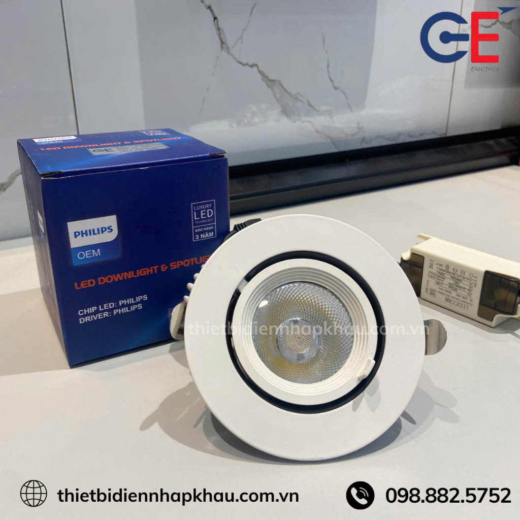 đèn Spotlight Chip LED Philips GE-SPX05 chất lượng vượt trội