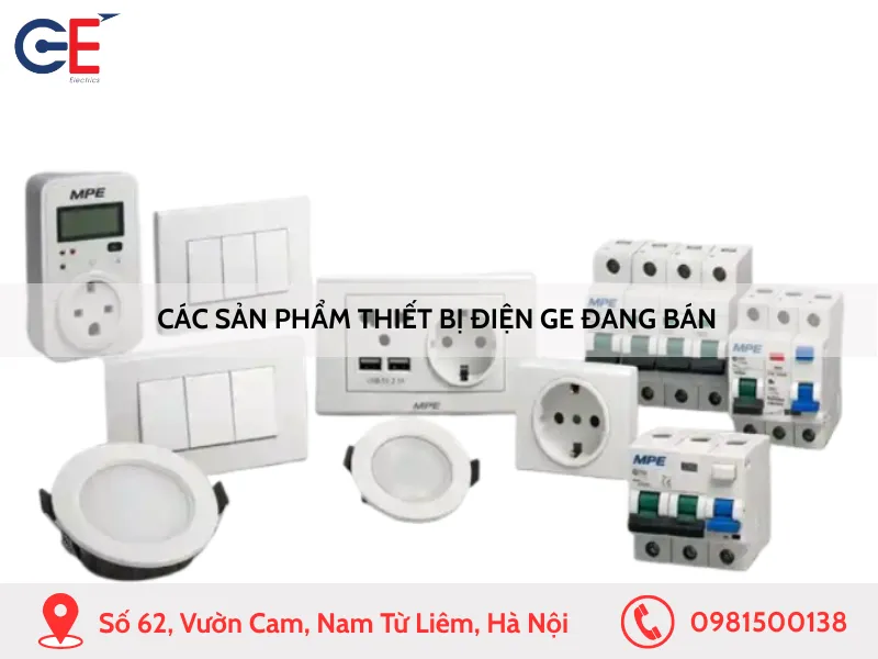Các sản phẩm thiết bị điện GE đang bán