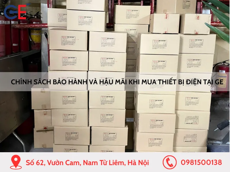 Chính sách bảo hành và hậu mãi khi mua thiết bị điện tại GE