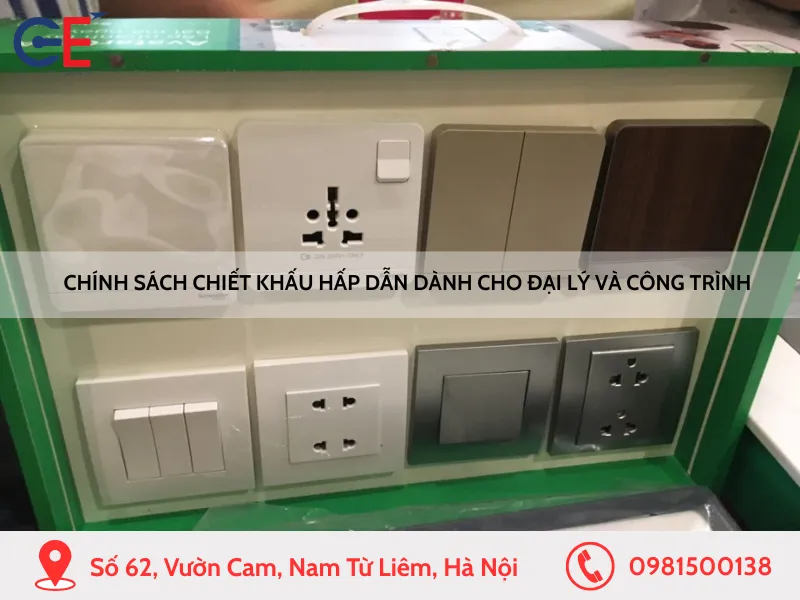 Chính sách chiết khấu hấp dẫn dành cho đại lý và công trình