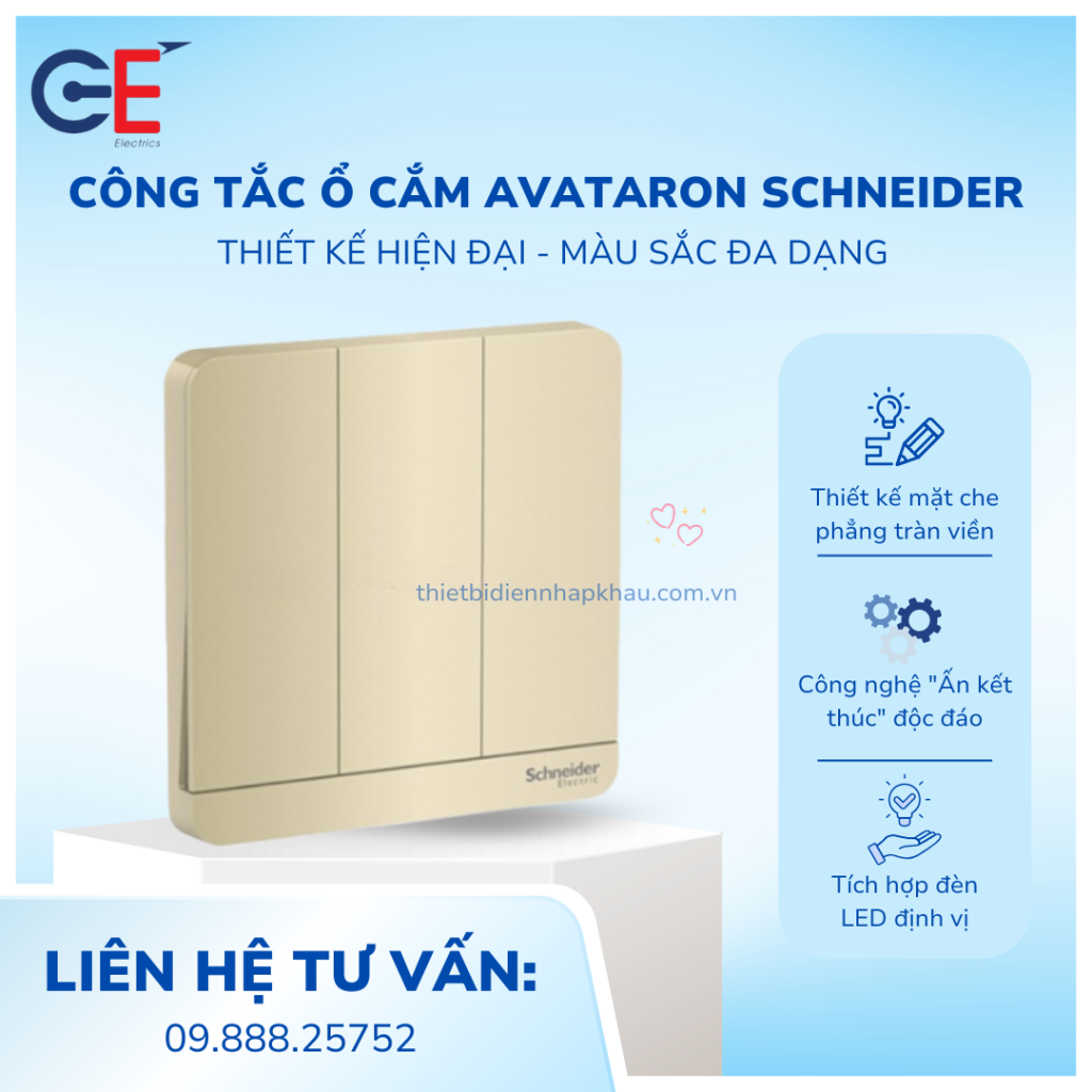 Công tắc ổ cắm AvatarOn Schneider có thực sự tốt