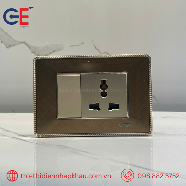 Công tắc ổ cắm Uten Q120C Sự lựa chọn hoàn hảo cho biệt thự tân cổ điển