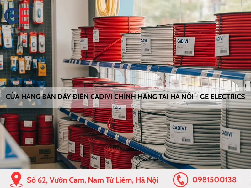 Cửa hàng bán dây điện Cadivi chính hãng tại Hà Nội - GE Electrics