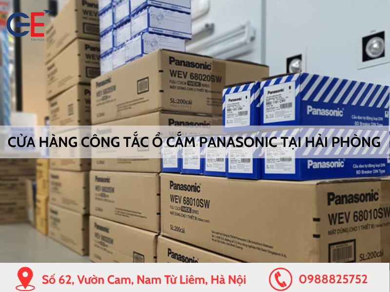 Cửa hàng công tắc ổ cắm Panasonic tại Hải Phòng