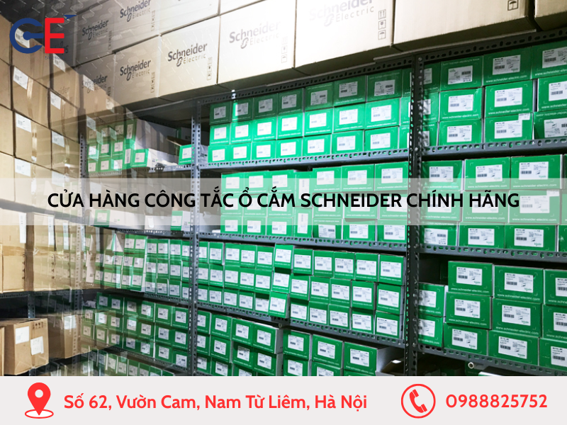 Cửa hàng công tắc ổ cắm Schneider chính hãng, chiết khấu cao