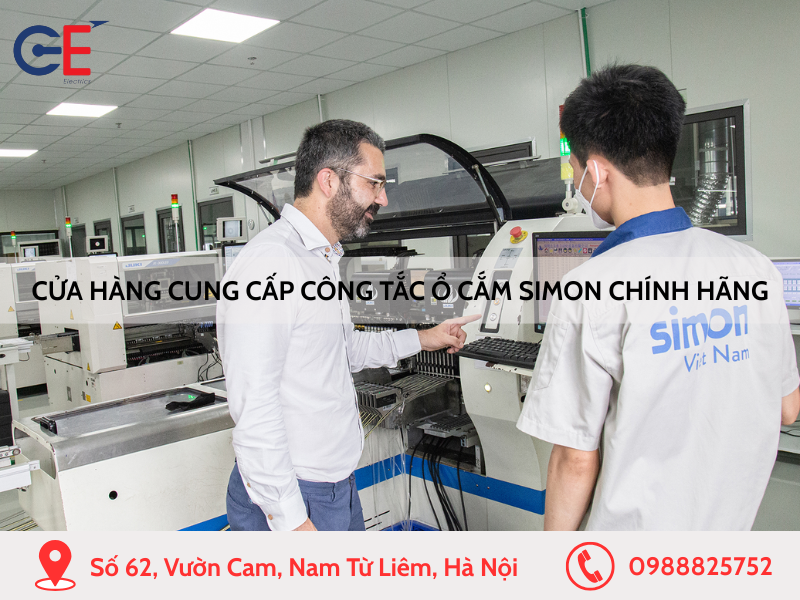 Cửa hàng cung cấp công tắc ổ cắm Simon chính hãng, uy tín