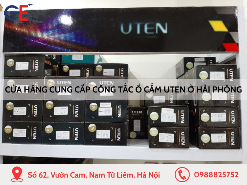 Cửa hàng phân phối công tắc ổ cắm Uten ở Hải Phòng