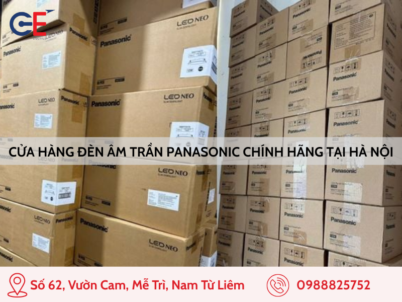 Cửa hàng phân phối đèn âm trần Panasonic chính hãng tại Hà Nội