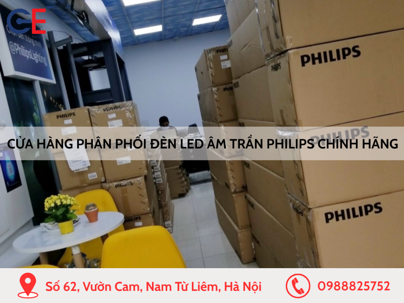 Cửa hàng phân phối đèn led âm trần Philips chính hãng