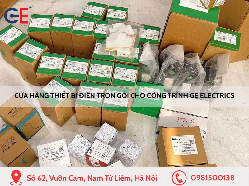 Cửa hàng thiết bị điện trọn gói cho công trình GE Electrics