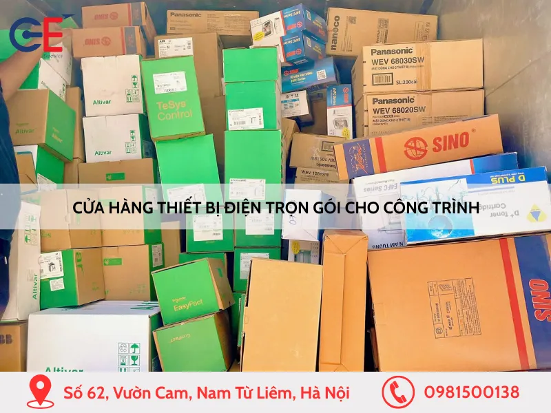 Cửa hàng thiết bị điện trọn gói cho công trình