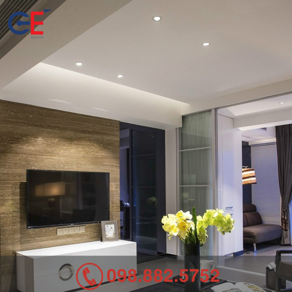 Đặc điểm của Đèn âm trần điều chỉnh góc Panasonic tròn 7W 38 độ