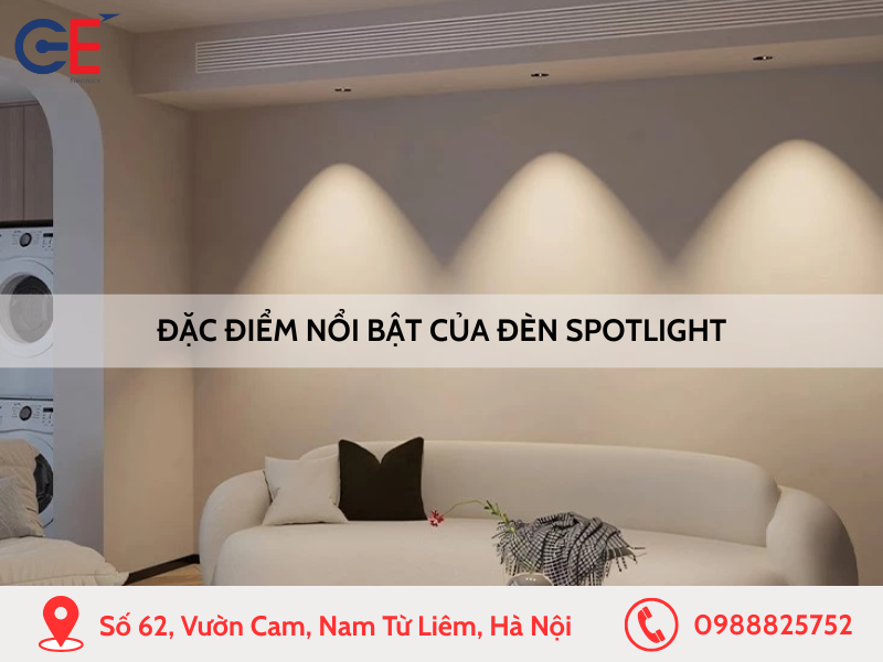 Đặc điểm của đèn spotlight