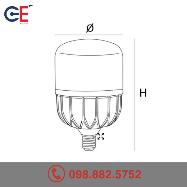 Đặc tính của Đèn Led Basic Bulb Panasonic T2 30W