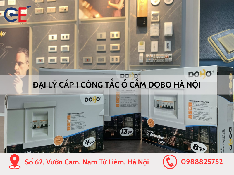 Đại lý công tắc ổ cắm Dobo chính hãng tại Hà Nội