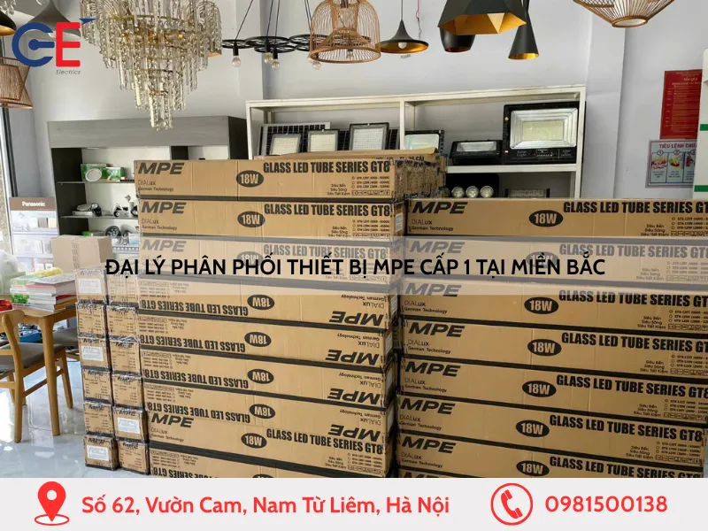 Đại lý phân phối thiết bị MPE cấp 1 tại miền Bắc