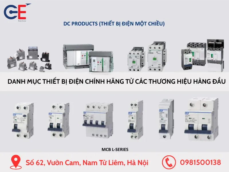 Danh mục thiết bị điện chính hãng từ các thương hiệu hàng đầu