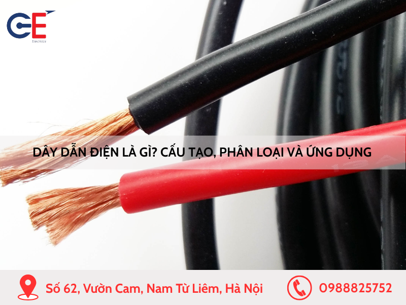 Dây dẫn điện là gì Cấu tạo, phân loại và ứng dụng