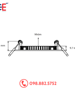 Đèn Downlight Âm Trần Panasonic NNNC7656188 9W đổi màu