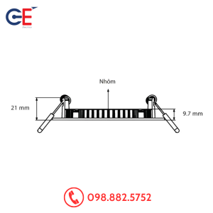 Đèn Downlight Âm Trần Panasonic NNNC7656188 9W đổi màu