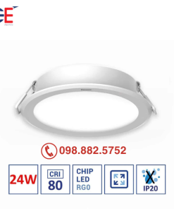 Đèn Downlight âm trần Panasonic DN 2G đơn sắc tròn 24W