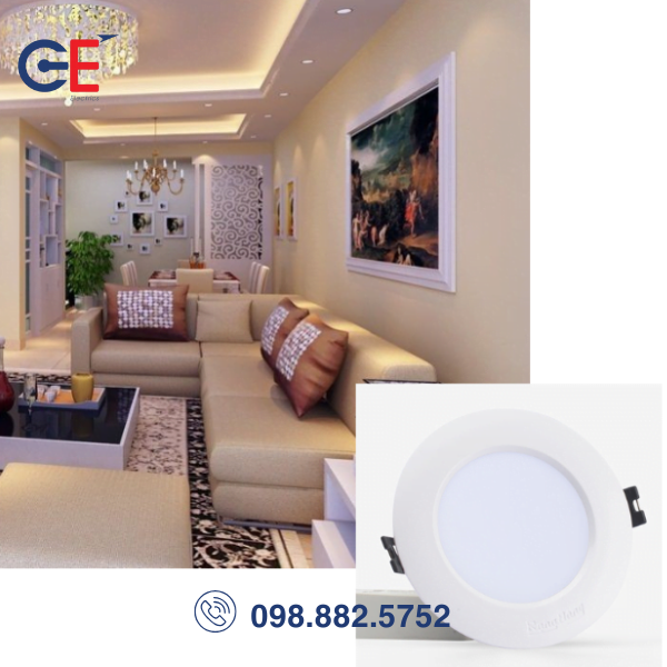  Ưu điểm đèn LED Downlight Rạng Đông AT04 90/5W