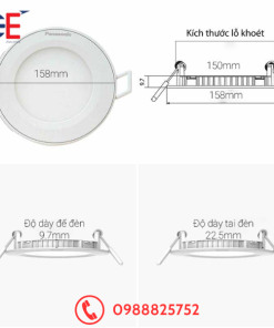 Đèn Led Âm Trần Panasonic EZ-M 15W