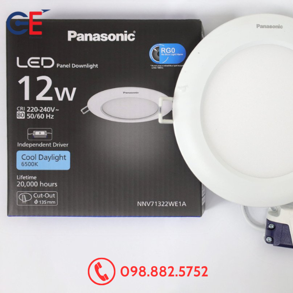 Đèn Led Âm Trần Panasonic EZ-P 12W (4) Đèn Led Âm Trần Panasonic EZ-P 12W
