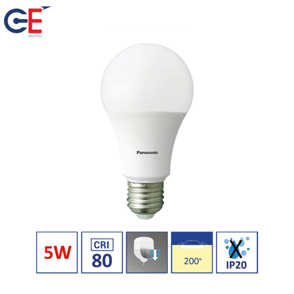 Đèn Led Bulb Panasonic A2 5W Đèn Led Basic Bulb Panasonic A2 5W