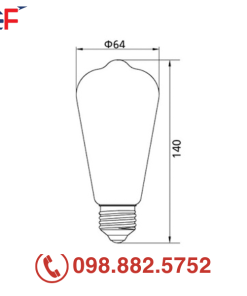 Đèn Led Bulb Filament Panasonic Bóng ST 7W