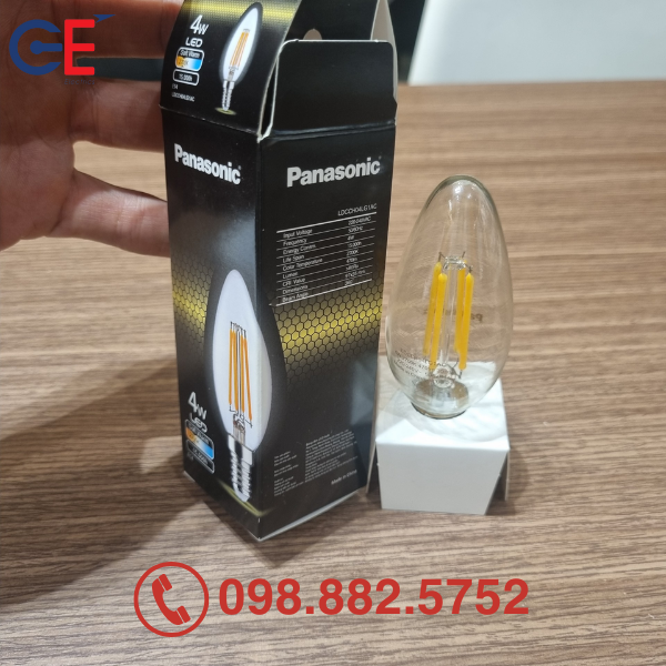 Đèn Led Filament Panasonic Bóng C 4W Đèn Led Bulb Filament Panasonic Bóng C 4W