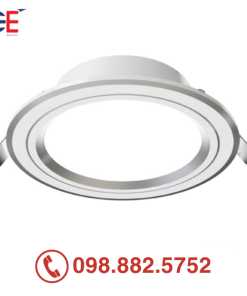 Đèn downlight Panasonic Color Rim đổi màu 9W viền bạc
