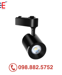 Đèn Led chiếu điểm gắn thanh ray Panasonic màu đen 7W