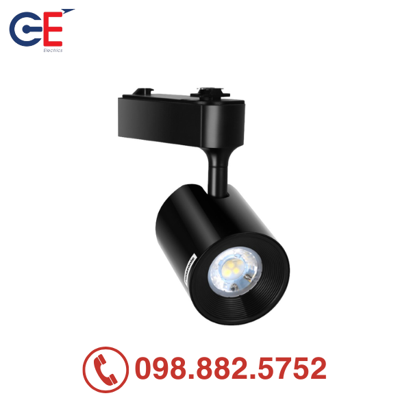Đèn Led chiếu điểm gắn thanh ray Panasonic màu đen 7W