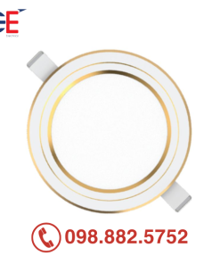 Đèn downlight âm trần Panasonic Color Rim đổi màu 12W viền vàng