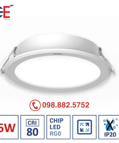 Đèn LED âm trần Panasonic DN 2G đơn sắc tròn 6W