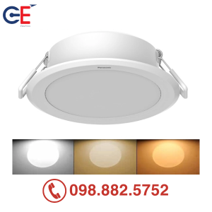 Đèn LED âm trần Panasonic DN 2G đơn sắc tròn 9W 90mm