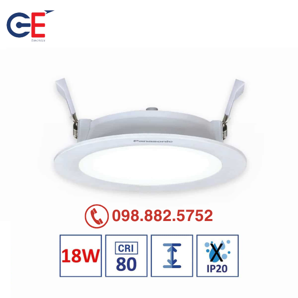 Đèn âm trần Panasonic Neo Slim Tròn 18W Đèn downlight âm trần Panasonic Neo Slim Tròn 18W