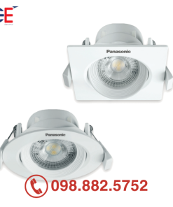 Đèn downlight âm trần điều chỉnh góc Panasonic vuông 7W 38 độ