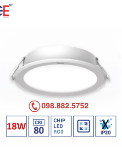 Đèn Downlight Panasonic DN 2G đơn sắc tròn 18W 150mm