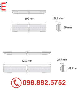 Đèn Led bán nguyệt Panasonic V-Series 40W