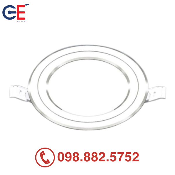 Đèn downlight Panasonic Color Rim đổi màu 12W viền bạc