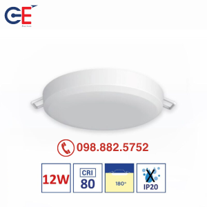 Đèn downlight âm trần Panasonic Rimless NNNC7621188 12W