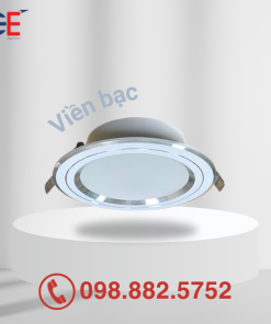 Đèn âm trần Panasonic Color Rim 9W viền bạc